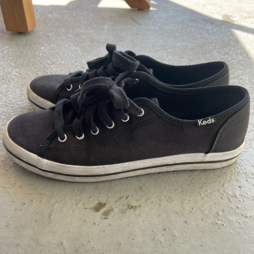 Keds Women’s Black Kickstart Canvas Sneakers - Size 5.5